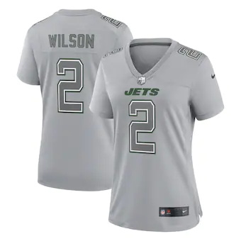 womens nike zach wilson gray new york jets atmosphere fashi